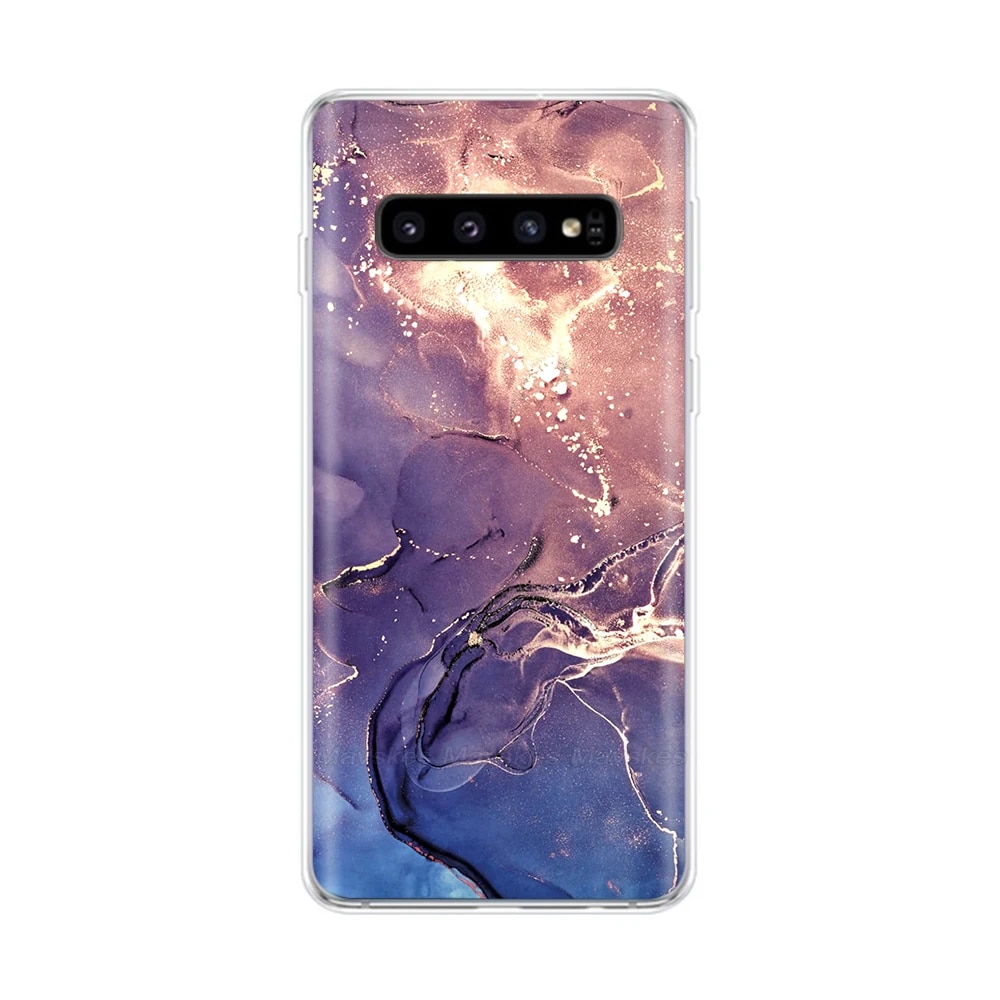 Case For Samsung Galaxy S10 Plus Case S10 S10e Soft Back Cover Case on For Samsung S10 S 10 S10+ Clear TPU Phone Cases. 