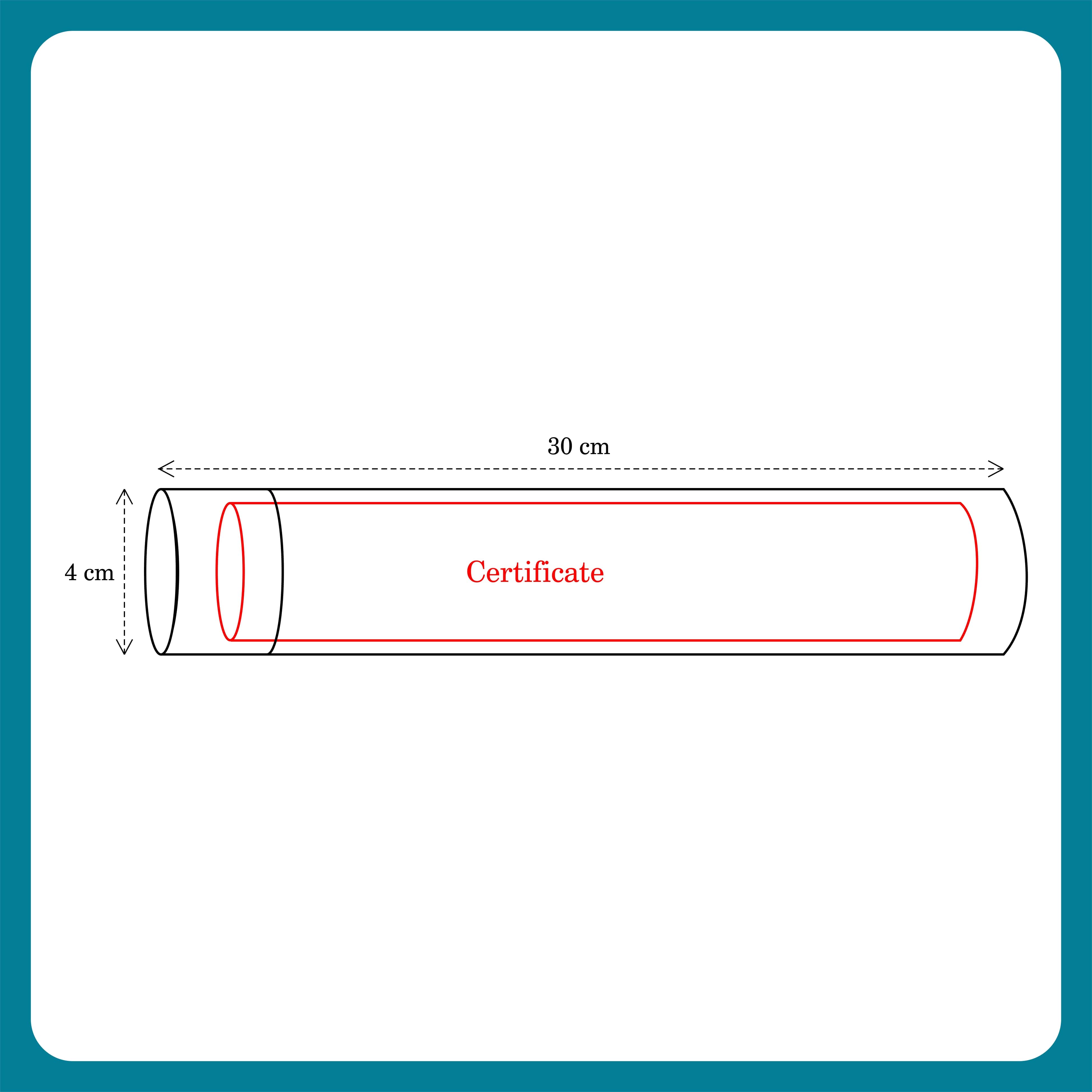Graduation Certificate Holder / Diploma Tube. 