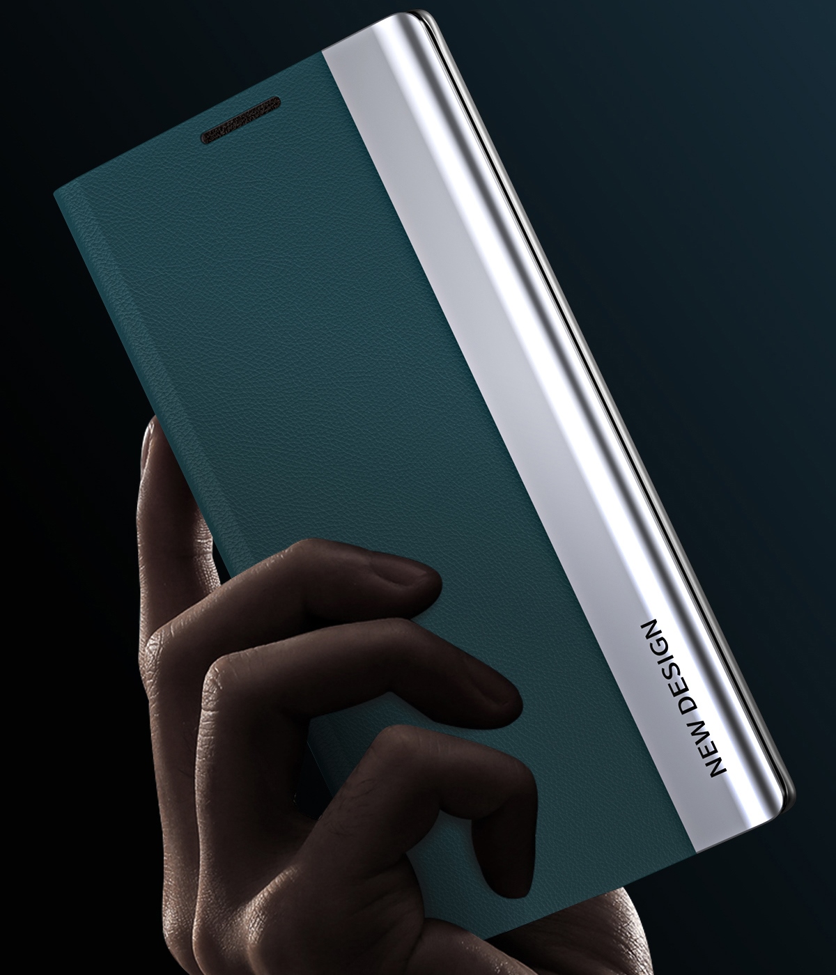 For Samsung Galaxy Note 10 Lite Thin Slim Folio Flip Leather Magnetic Closure Case Cover. 