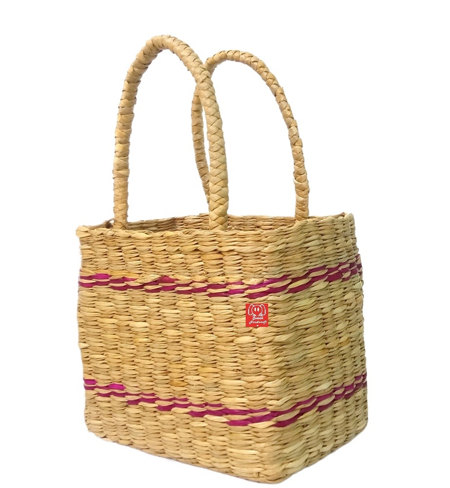 Rainbow Palmyra outlets Shopping Basket | Sri Lankan Eco Friendly Bag | Ceylon 100% Natural Bag