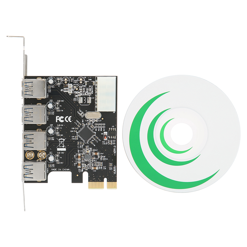 5gbps Expansion Card Adapter 4 Ports Pci E To Usb3 0 Extender Superspeed Usb 3 0 Pci Express For Windows 7 For Vista For Buy Online At Best Prices In Srilanka Daraz Lk