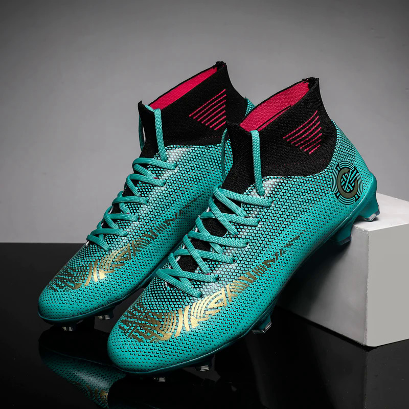 2023 New Adult Soccer Boots Men Professional Soccer Cleats Light High-top Men's Football Shoes Long Spikes Football Sneakers Men