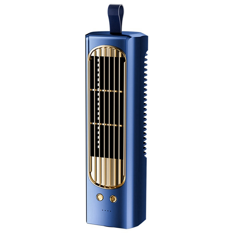 Household Tower Fan 90° Circulation Oscillating Quiet Cooling Air Conditioner Blue