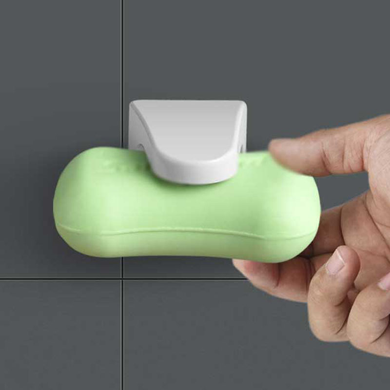 Magnetic Soap Storage Holder Soap Dish Shelf Wall Attachment Adhesion Soap Container Suction Cup Bathroom Lavatory Accessories. 