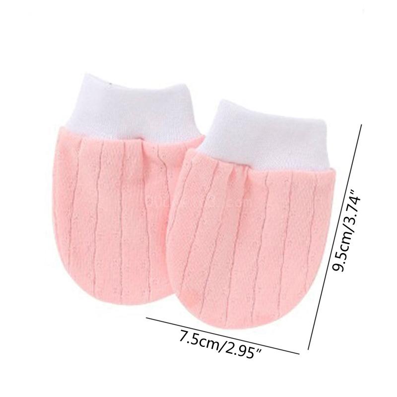 1 Pair Cotton Baby Infant Anti Scratching Gloves Anti-eat Hand Anti-Grab Face Protect Newborn for Protection Face Mitt. 