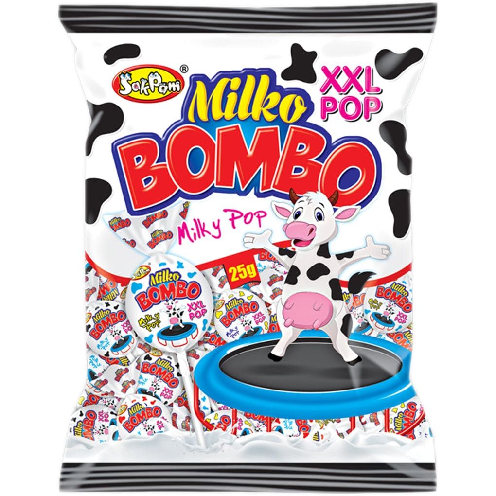 Sok Pom Milko Milk Lollipop XXL Milky Pop 25g (Milk) 48Pcs