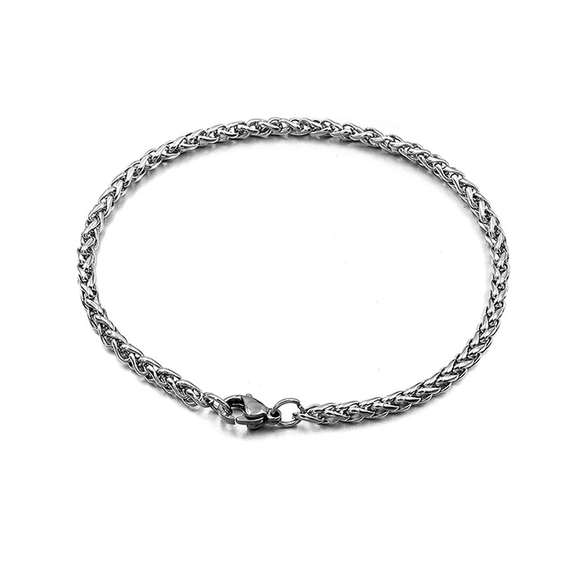3mm 21cm  Men Anklets Jewelry Fashion   WAK999. 