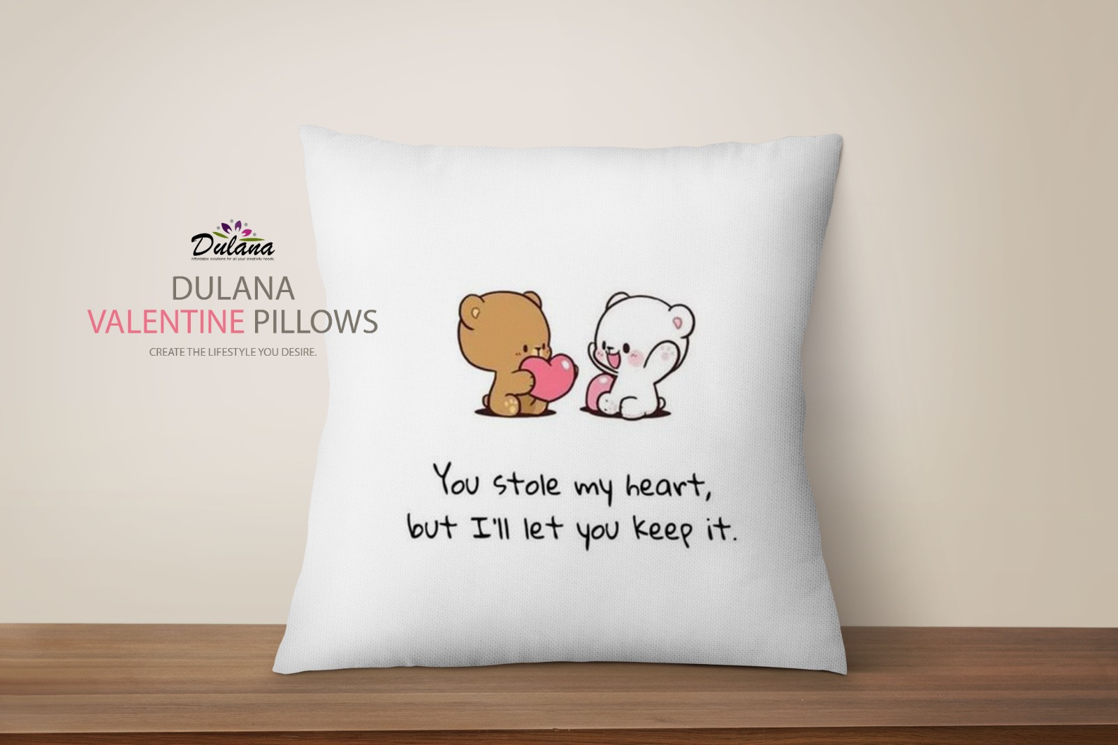 gift pillow. 