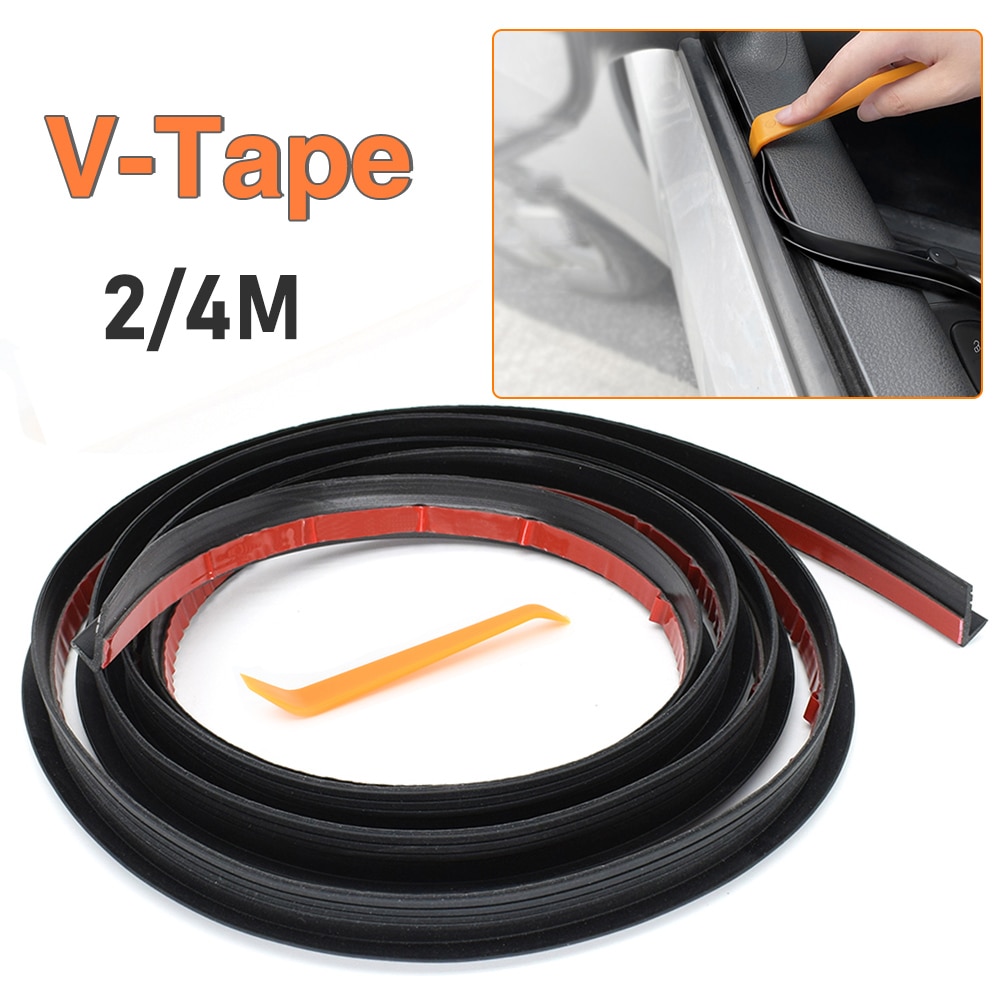 Car Side Window Seal Strip Trim Tool Noise Insulation Auto Door Glass Lift Sealing Strips Edge Rubber Filler V Type Weatherstrip. 