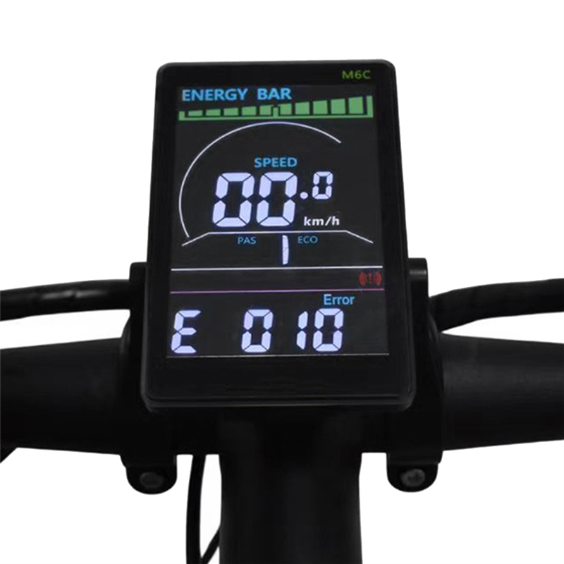 M6C Electric Bike LCD Display Meter 24V-60V E Scooter Panel Color Screen with USB for Mountain Electric Bike Replacement Accessories (SM 5PIN). 