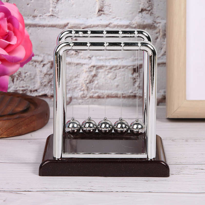 newton's cradle balance ball physics science pendulum desk gadgets decor. 