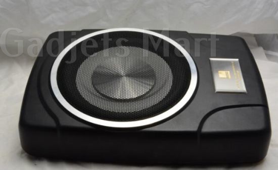 MBQ AUDIO 10 Inch Active Underseat Subwoofer with In-Built Amplifier Free Wire Kit. 