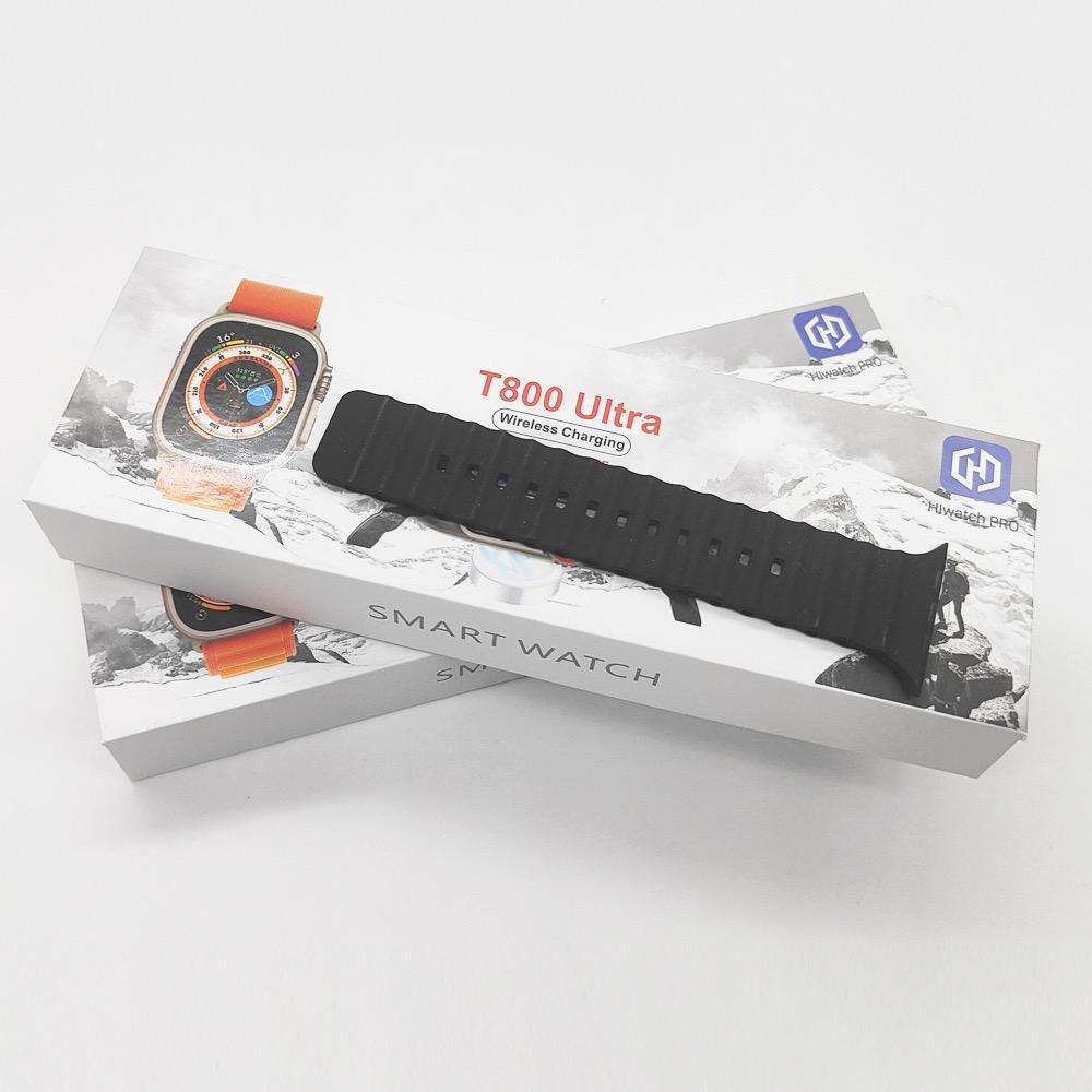 T800 Ultra Smart Watch with Wireless Charging. 