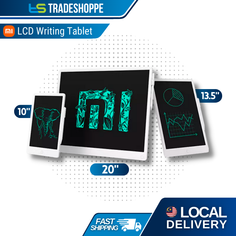 Xiaomi Mijia LCD Writing Tablet 10 / 13.5 / 20 inches Black Board with Pen Digital Drawing