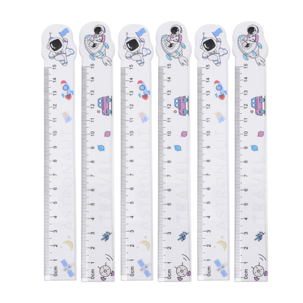 Cute Cartoon Astronaut Ruler Drawing Rulers for Kids Pupils Students ...