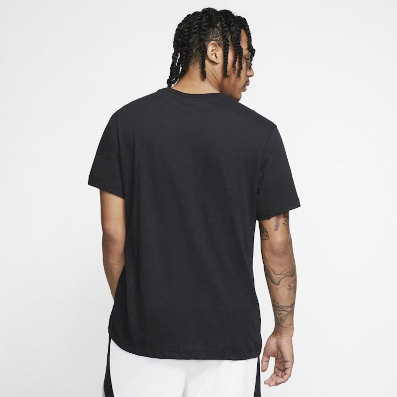 Jordan Crew Neck White T shirt for men - Black. 