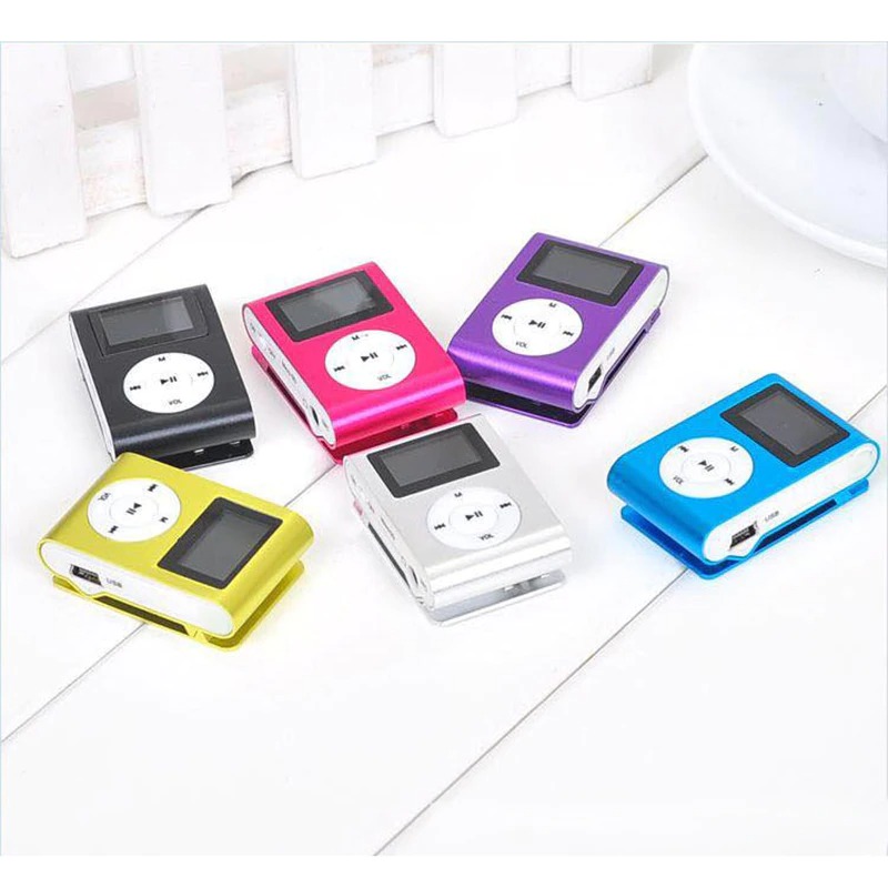 Mini MP3 Player Portable Clip MP3 Music Player With LCD Screen Support