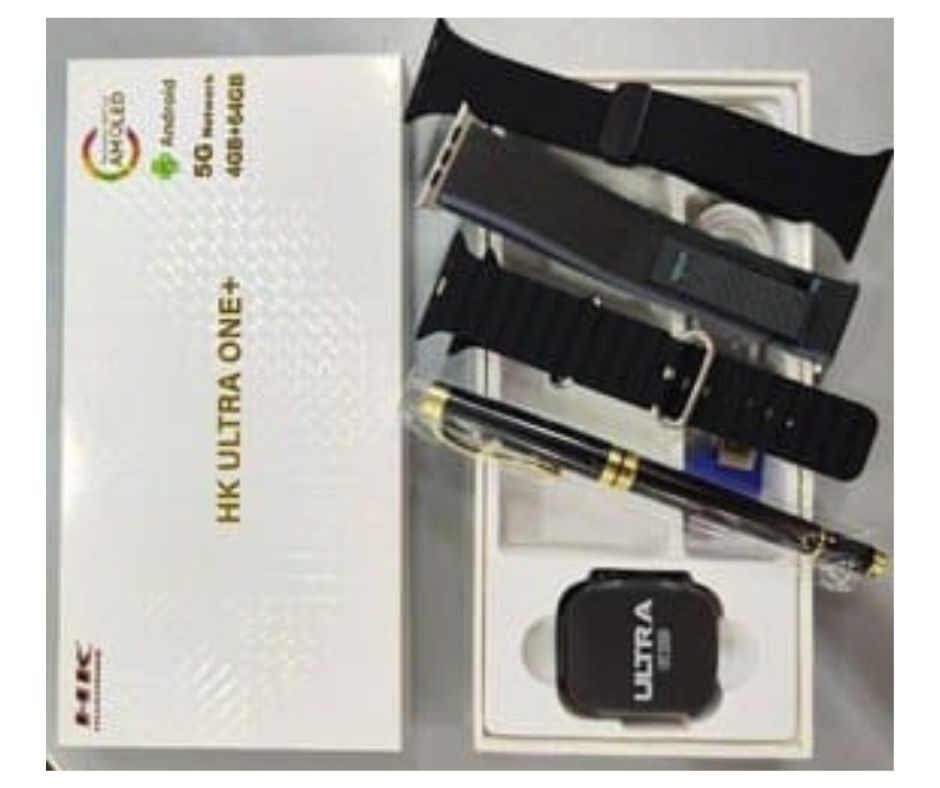 HK ULTRA ONE PLUS sim card Smart Watch, HK ULTRA ONE plus 5G SIM card compatible smart watch, Ultra One+ Smart Watch, Original 5G, GPS, WiFi Call, 4GB RAM, 64GB Memory, Download Any App That Can Take Photos, Android Smartwatch, New - Black. 