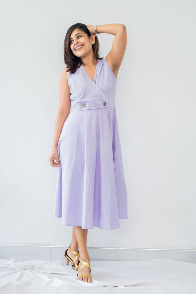 Sweet Escape Linen Midi Dress