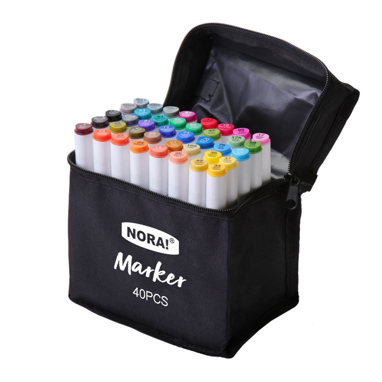 thumbnail image 2 of PATIKIL Colored Markers, Brown Yellow 6 Pack Washable Coloring Drawing 2 of 11