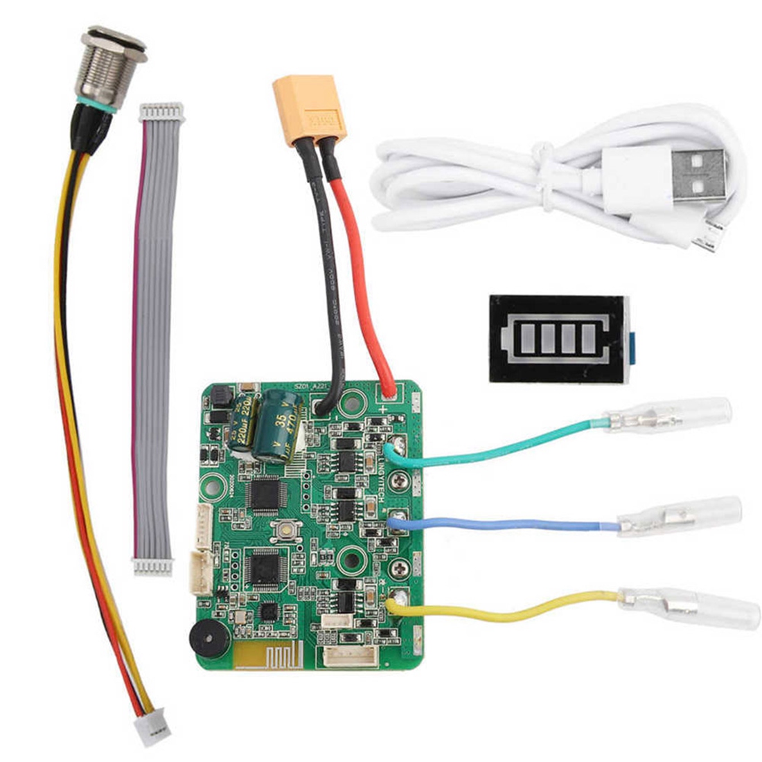 24V Electric Skateboard Remote Controller Motherboard Skateboard Single-Drive Hub Motor Board Control Board ESC Parts. 