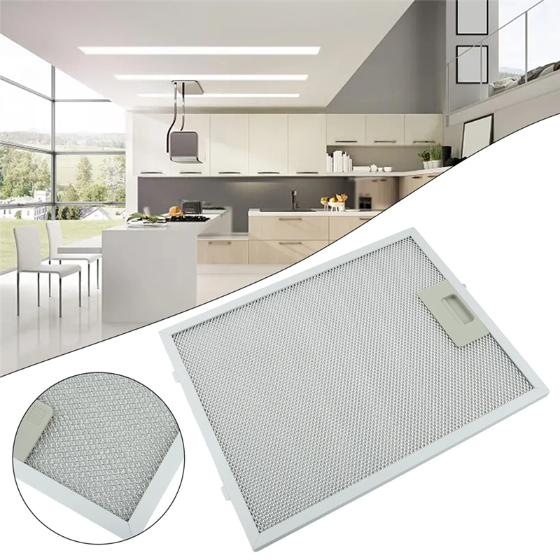 LKPCIGCXM 2PCS Cooker Hood Filters Metal Mesh Extractor Vent Filter 320X260mm Kitchens Hoods Oil Filter Range Hood Grease. 