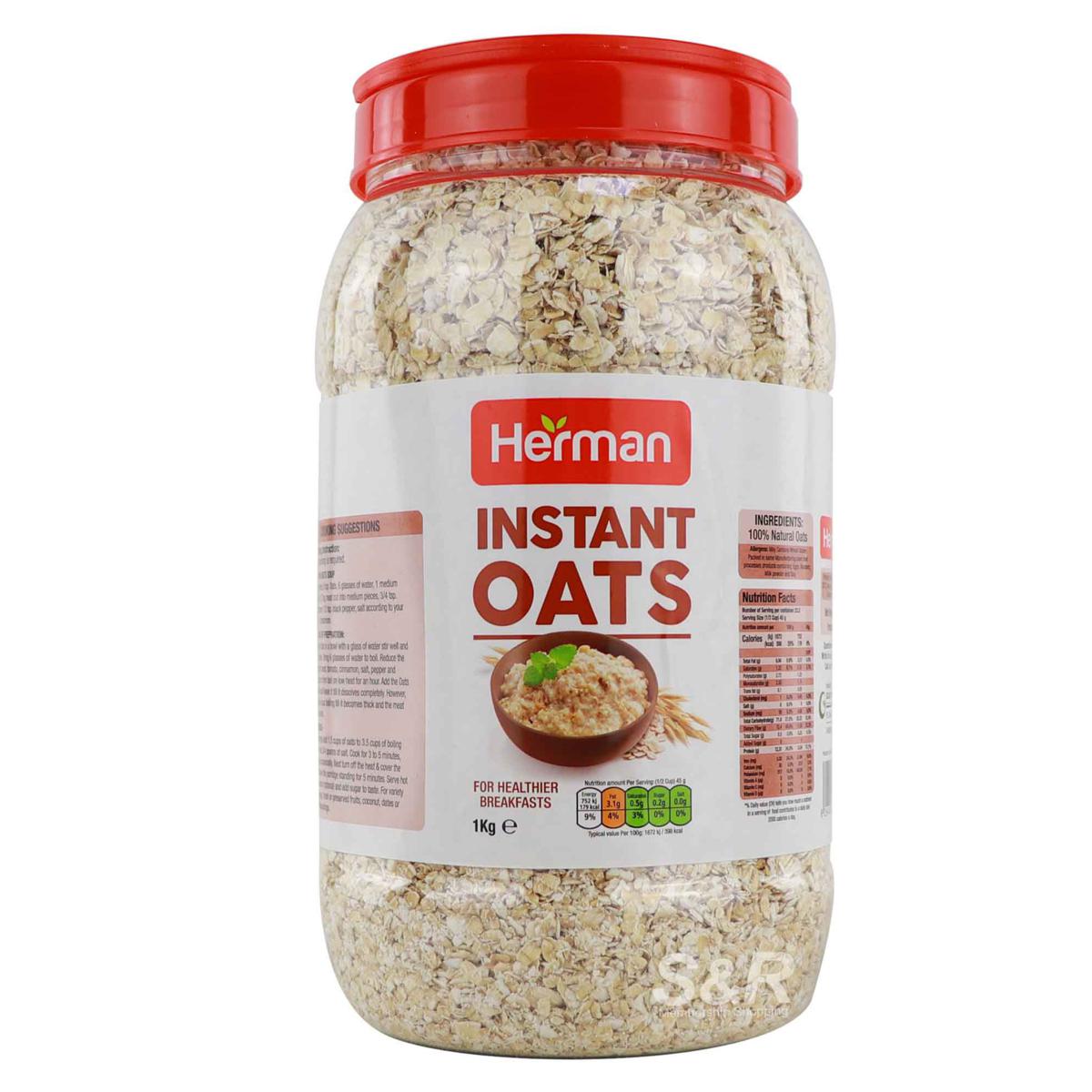 Herman Instant Oats (For Healthier Breakfast) 1Kg.
