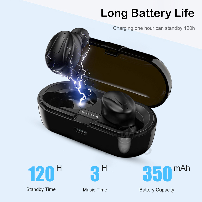 wiresto true wireless earbuds mini bluetooth earphone