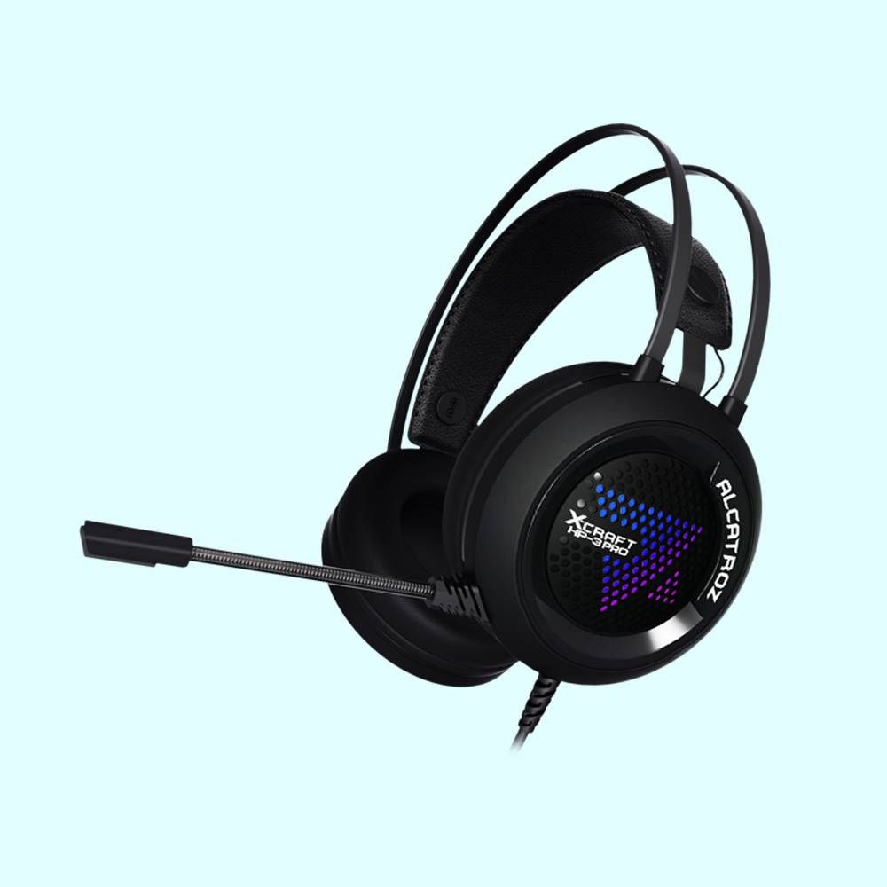 Alcatroz Neox HP500 RGB Wired Gaming Headphone with Foldable