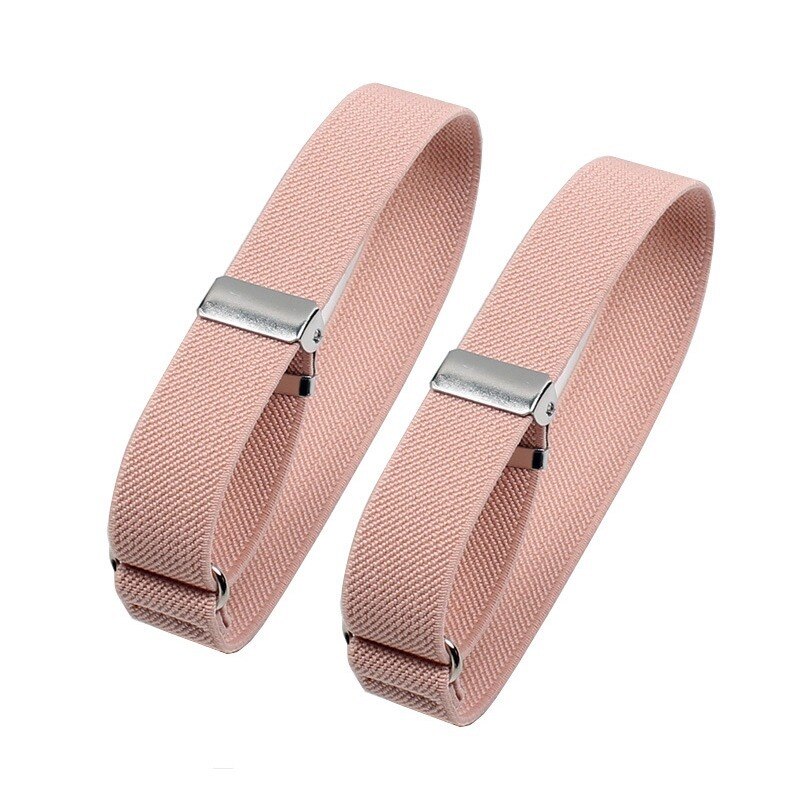 【Hannah Martin Official Store】Men Adjustable Arm Cuffs Bands for Wedding Clothing Accessories One Pair Elastic Armband Shirt Sleeve Holder. 