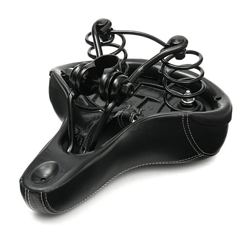 【DIV MALL】Wide Big Bicycle Saddle Seat Big Comfort Cushion Pad Sprung Gel. 