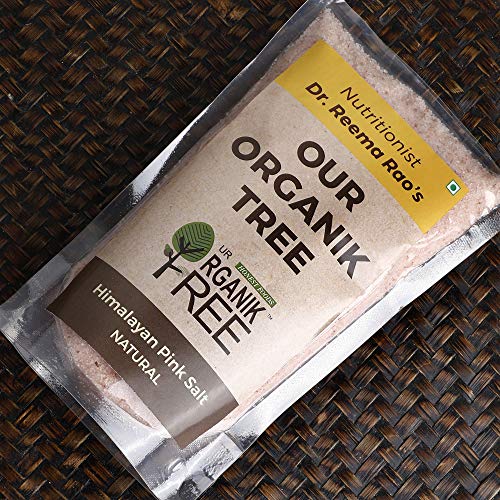 Our Organik Tree Naturally Mined Himalayan Pink Salt | Fine Grain For Daily Cooking | Bath Salt | Pure | Nutrient Rich | Rock Salt (450 GM)(FROM INDIA) NUSS. 