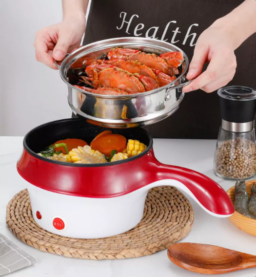 Multi-function Portable Cooker Non-stick Stainless Steel Electric ...