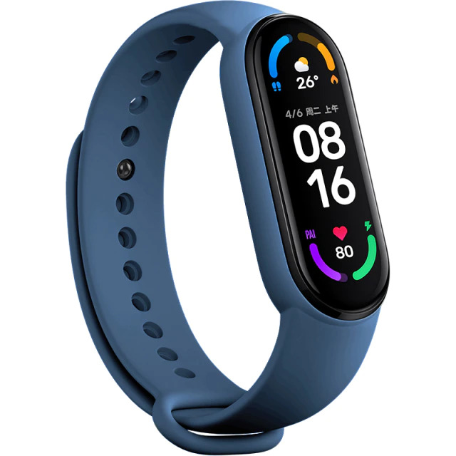 Xiaomi Mi Band 5 / 6 Smart Silicone Strap Bracelet Replacement Wrist Band Black White Durable and Comfortable Fit. 