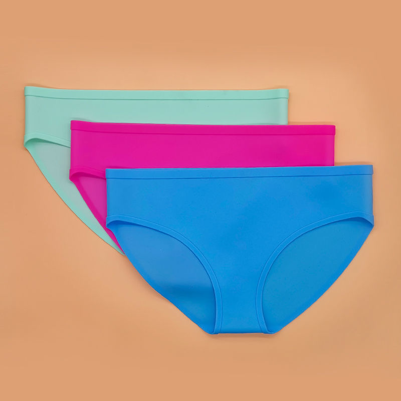 New Silicone Swimming Trunks Quick-Drying High Elasticity Waterproof Women's Briefs Summer Beach Trend Swimming Underwear. 