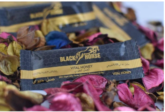 Black horse Vital honey 5 sachet ×10 g Malaysian. 