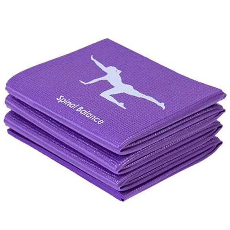 PVC Foldable Yoga Mat Exercise Mat Thickened Non-Slip Folding