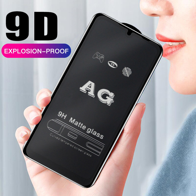 Perfect Redmi Note 7 Stylish Full Cover Matte Texture Tempered Glass non Shining Screen Protector Frosted Glass for Redmi Note 7 / Note 7 Pro. 