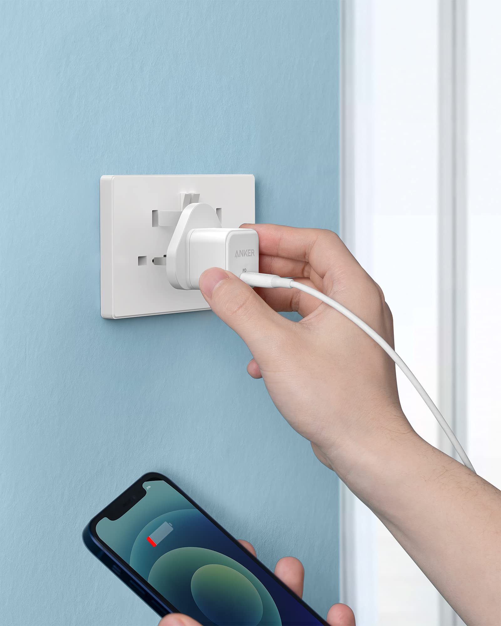 Anker PowerPort III 20W Adapter For iPhone - Type C Fast Charging Adapter - 100% Genuine Anker Product. 