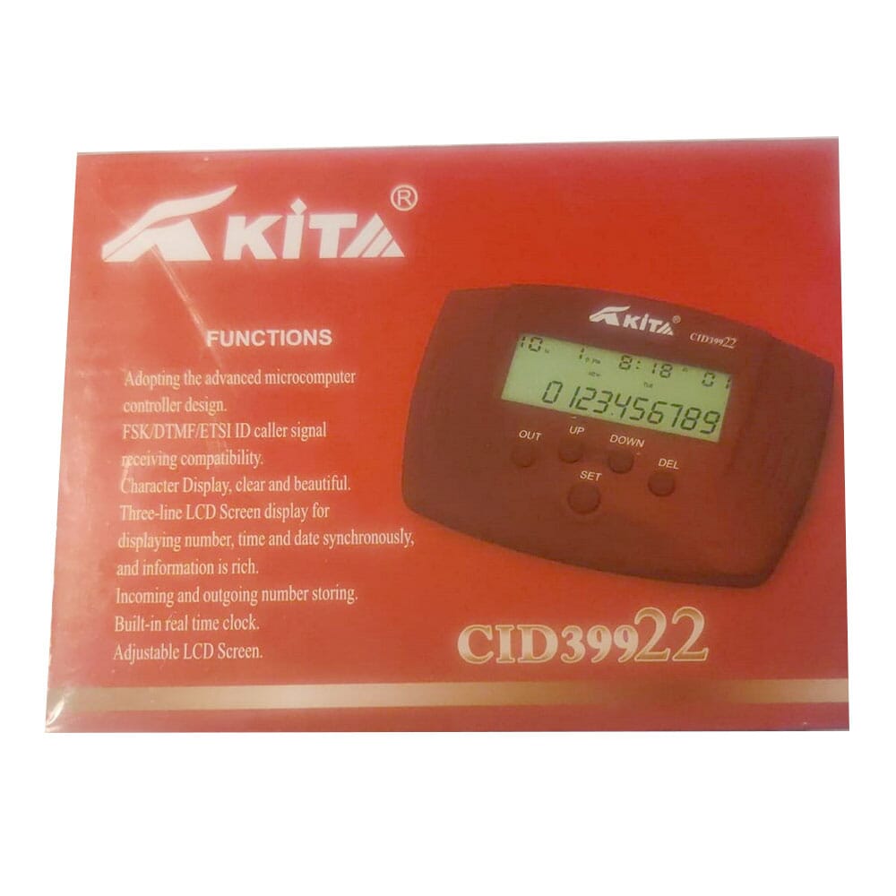 Caller ID display. 