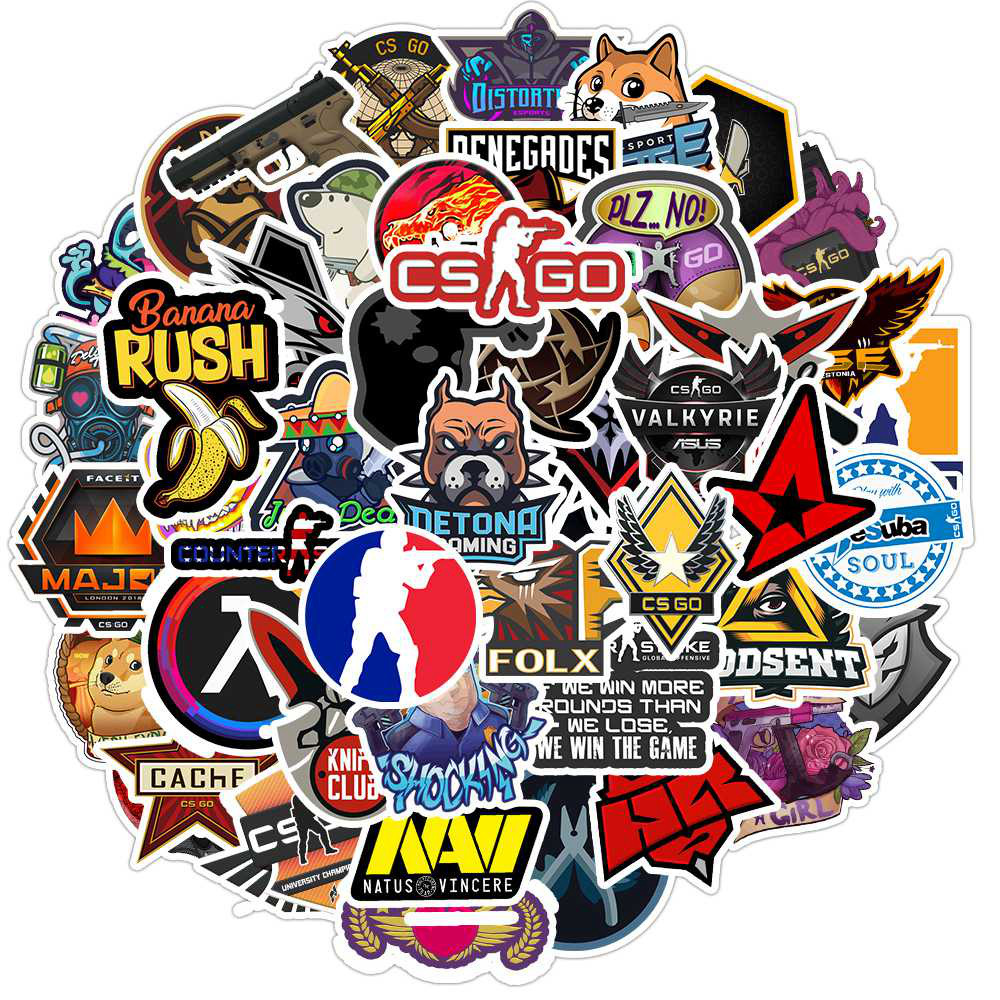 20/40pcs Games Stickers Gaming Logo Stickers for Laptop Scrapbook Journal Kids Girls Boys Stickers. 