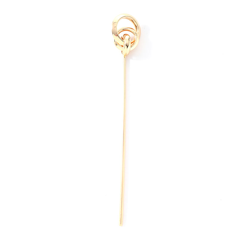 Koren Hair Hairpins for Women Gold Fork Disk Barrette Clip Hair Sticks Headwear ANLAN. 