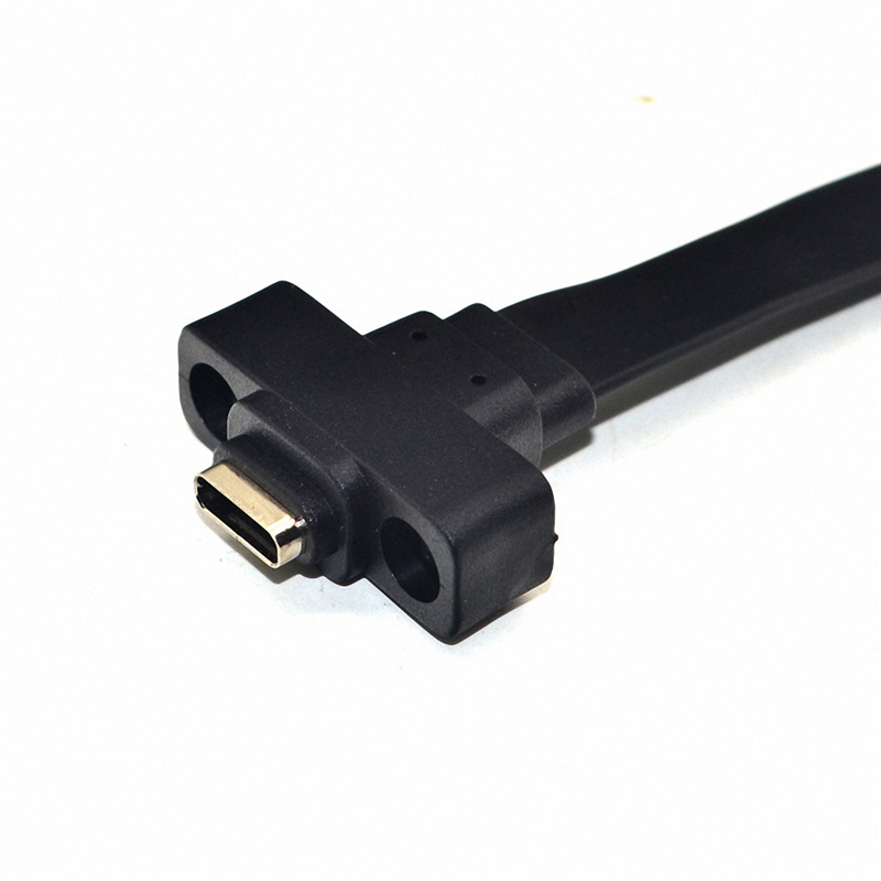 USB 3.1 Front Panel Type E Male To USB-C Type C Expansion Cable Computer Motherboard Connector Wire Cord Line, 80Cm. 