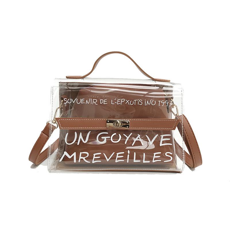 luxury clear bolsas