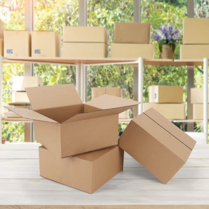 19×14×11 CM Packaging box (05 Boxes) Cardboard Paper Boxes / Carton for Daraz Packages Mailing Packing Shipping Box Corrugated Carton. 