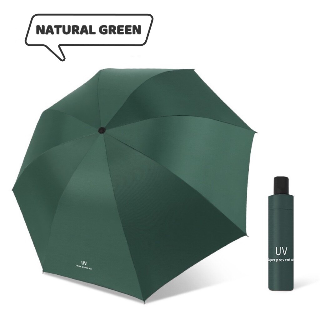 💥Ready Stock💥Manual Uv Umbrella Super Prevent Sun Folding Umbrella. 