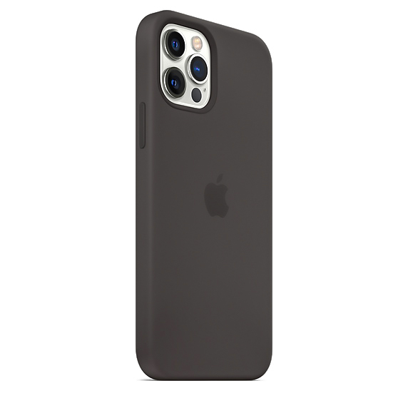 iPhone 12 , iPhone 12 Pro Silicone Case Black. 
