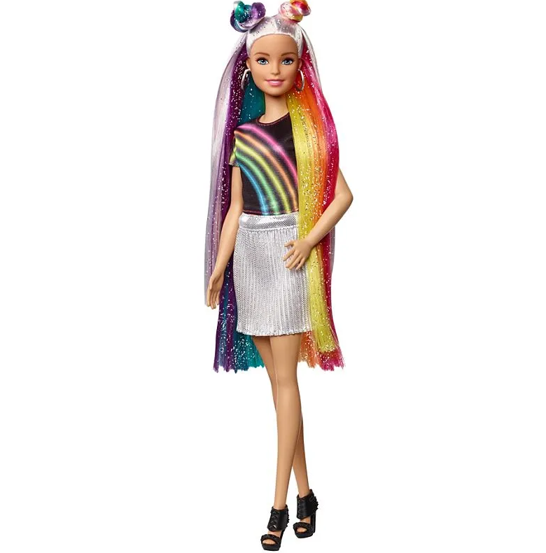 BARBIE Rainbow Sparkle Hair Doll
