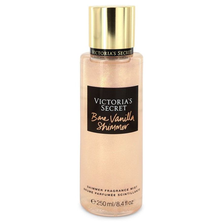 Victoria’s Secret Bare Vanilla Shimmer Perfume Body Mist 250ml/Barcode. 