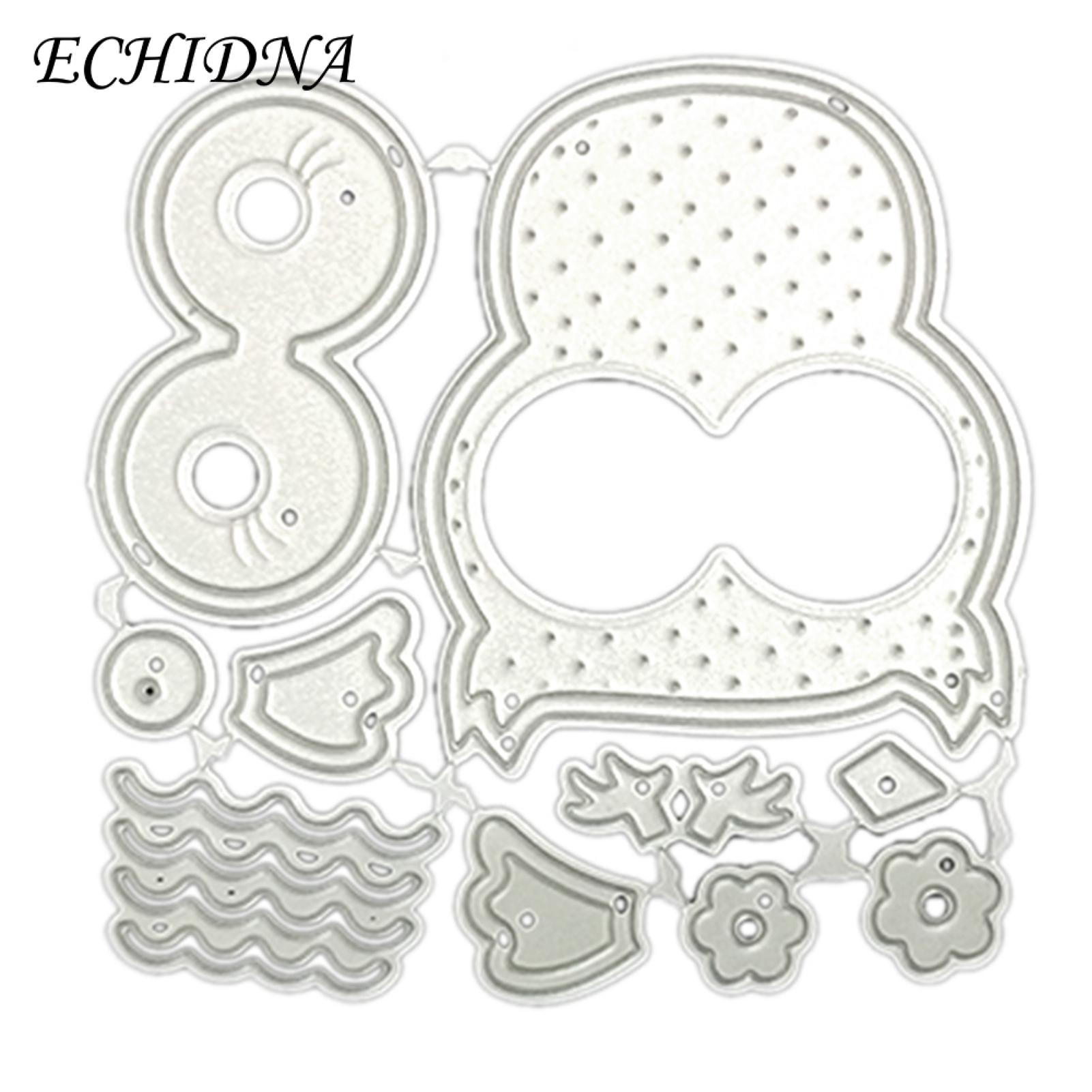 ECHIDNA Cut Die Mould Sturdy Scrapbook DIY Handicrafts Making Owl Cut Die Mould